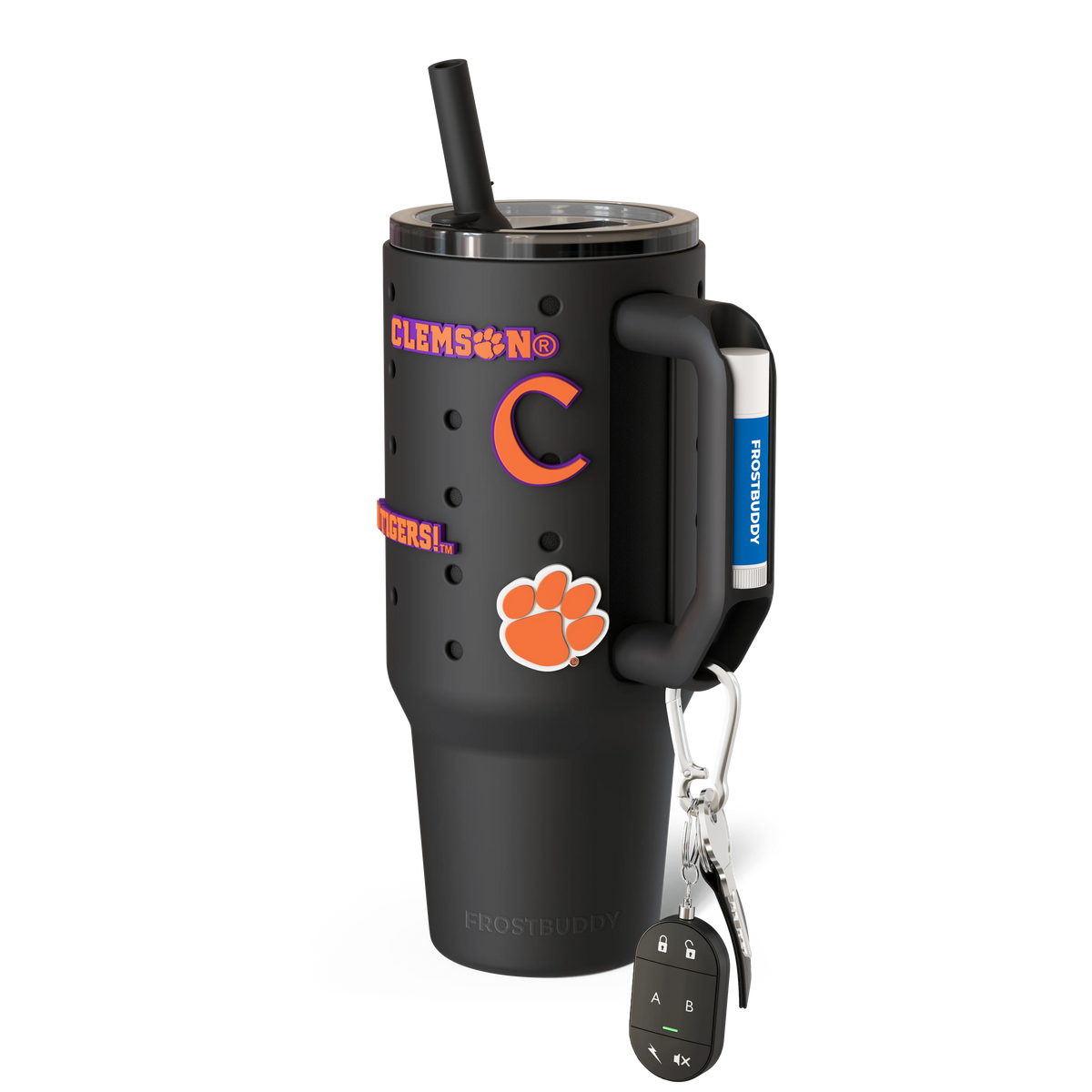 Thicc Buddy 40oz | Clemson Tigers | Skin + Budz Bundle image 1
