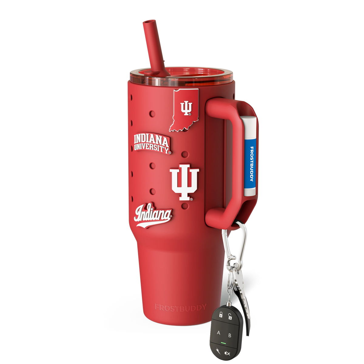 Thicc Buddy 40oz | Indiana Hoosiers | Skin + Budz Bundle image 1
