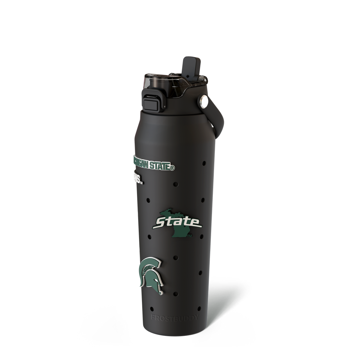 Bottle Buddy 32oz | Michigan State Spartans | Skin + Budz Bundle image 1