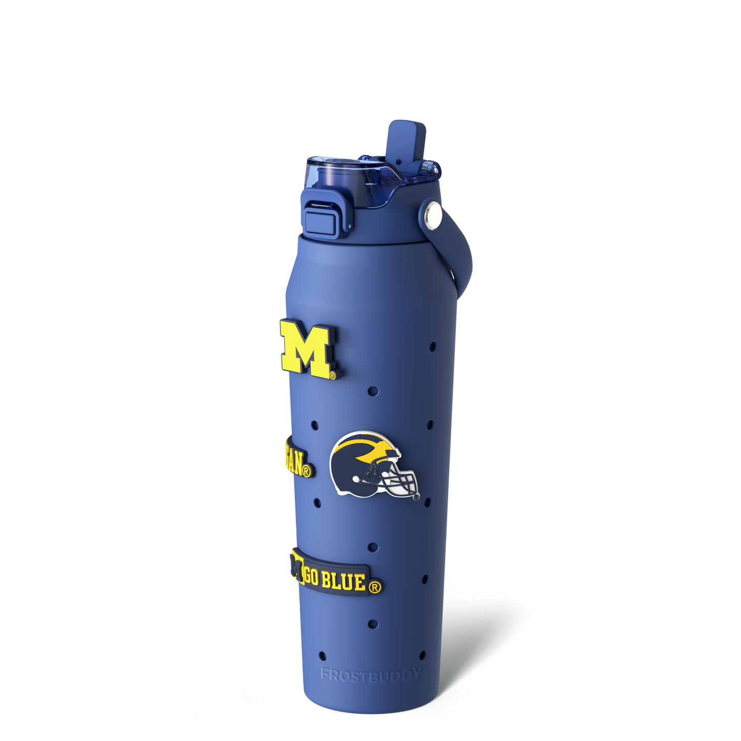 Bottle Buddy 32oz | Michigan Wolverines | Skin + Budz Bundle image 1