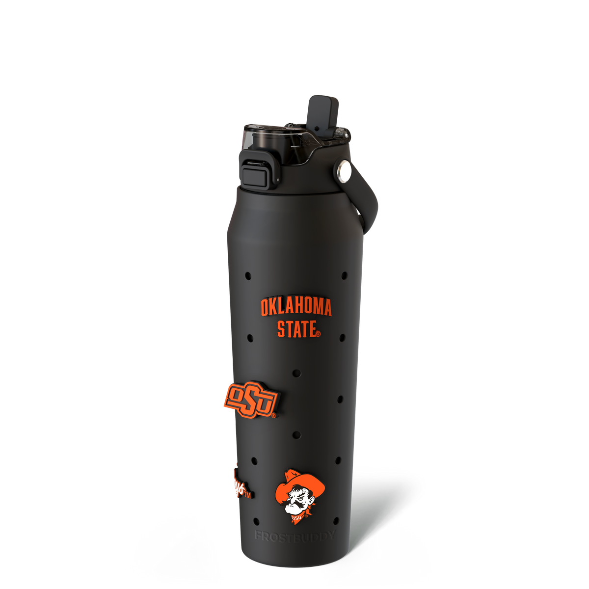 Bottle Buddy 32oz | Oklahoma State Cowboys | Skin + Budz Bundle image 1