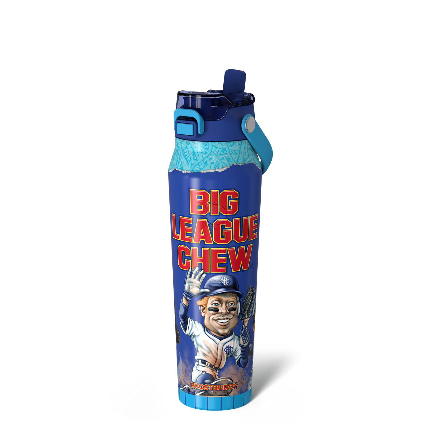 Bottle Buddy 32oz | Blue Raspberry Big League Chew image 1