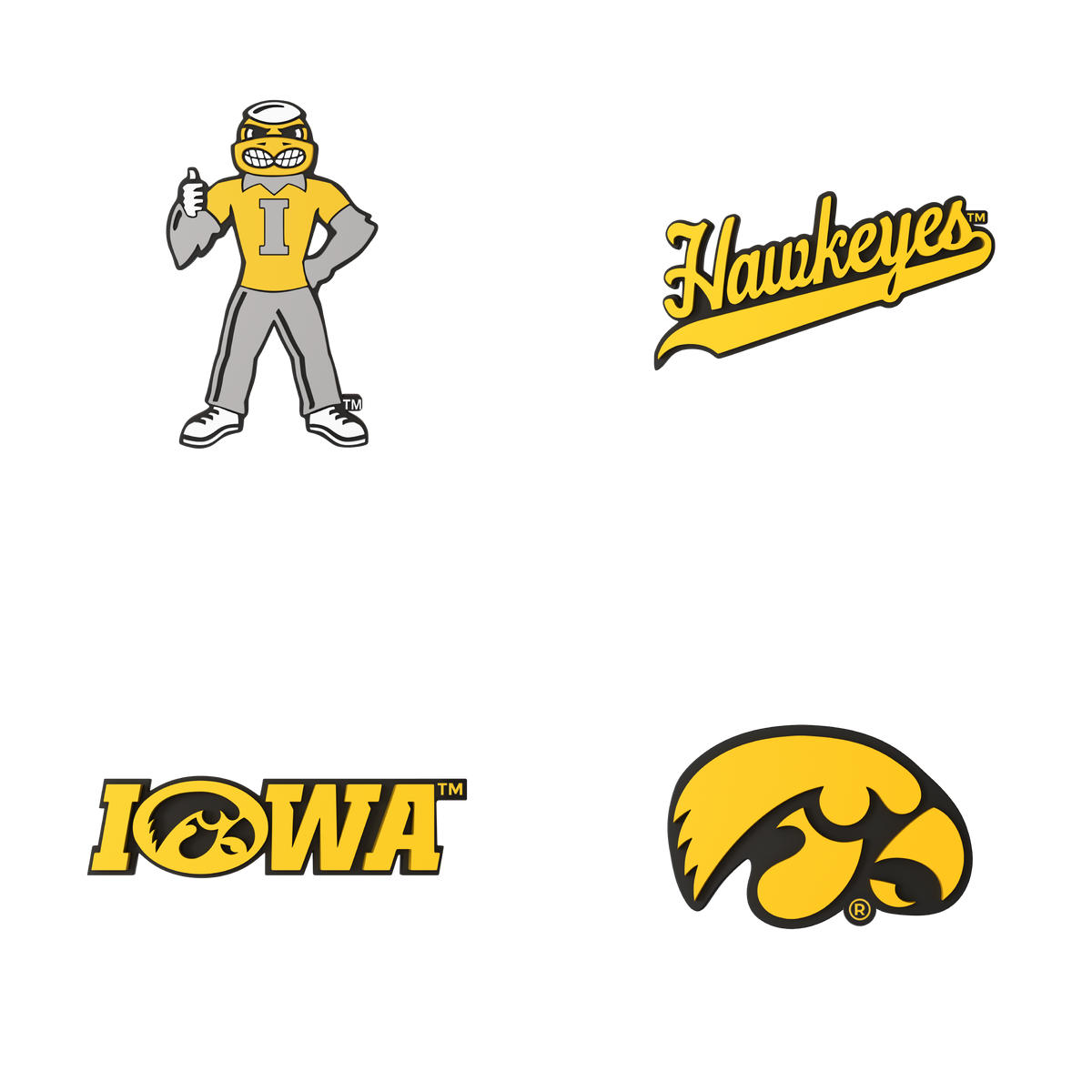 Budz | Iowa Hawkeyes | 4-Pack Bundle image 1