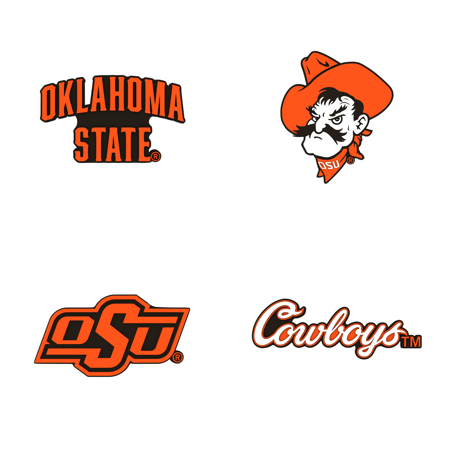Budz | Oklahoma State Cowboys | 4-Pack Bundle image 1