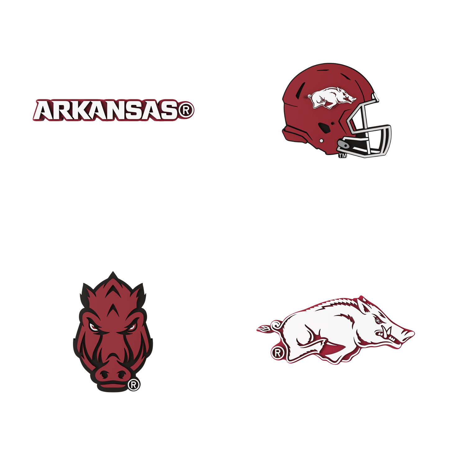 Budz | Arkansas Razorbacks | 4-Pack Bundle image 1