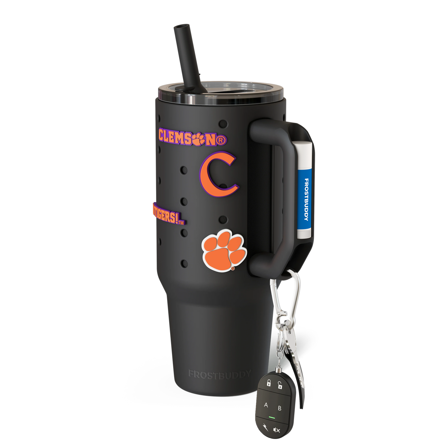 Thicc Buddy 40oz | Clemson Tigers | Skin + Budz Bundle image 1