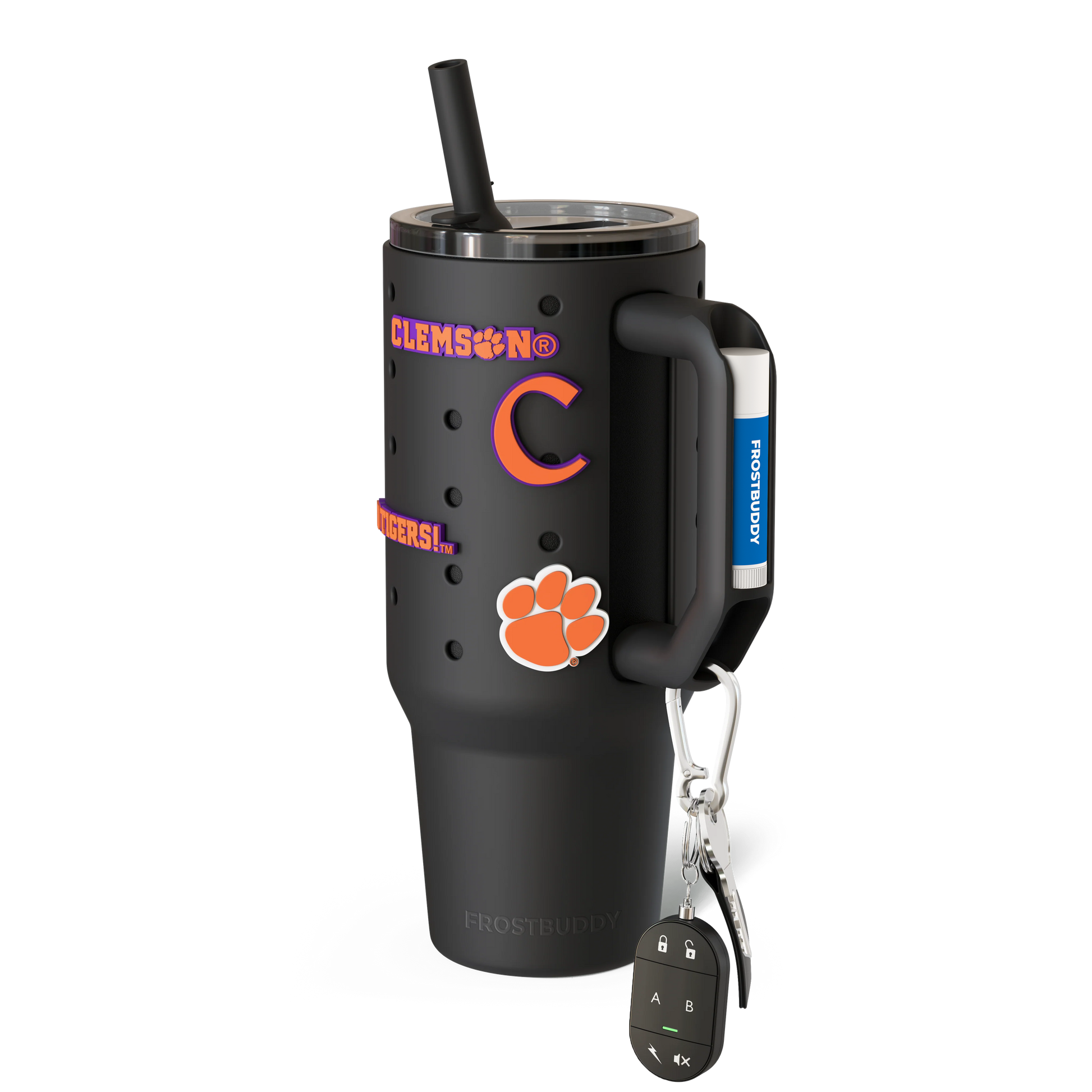 Thicc Buddy 40oz | Clemson Tigers | Skin + Budz Bundle image 1