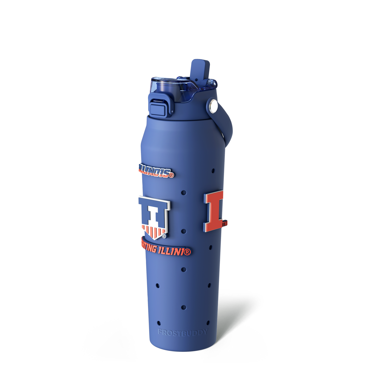 Bottle Buddy 32oz | Illinois Fighting Illini | Skin + Budz Bundle image 1