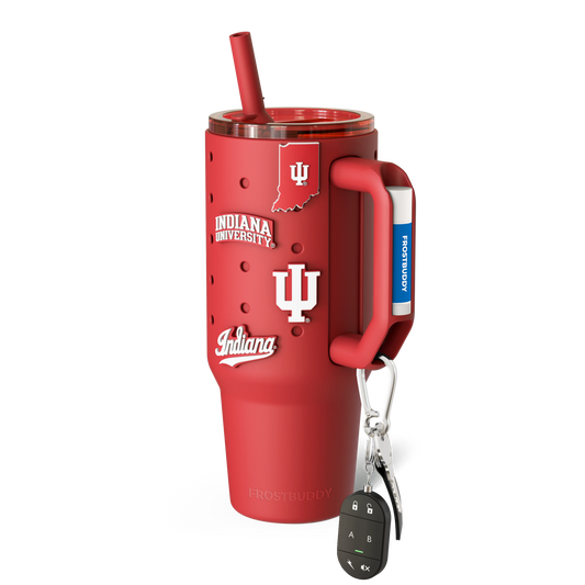Thicc Buddy 40oz | Indiana Hoosiers | Skin + Budz Bundle image 1