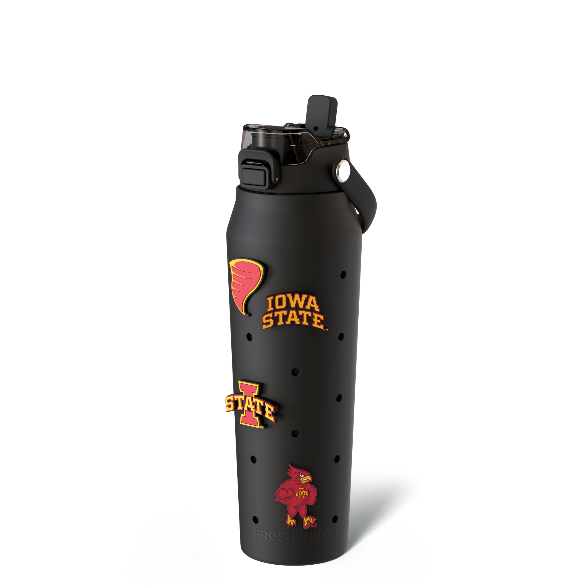 Bottle Buddy 32oz | Iowa State Cyclones | Skin + Budz Bundle image 1