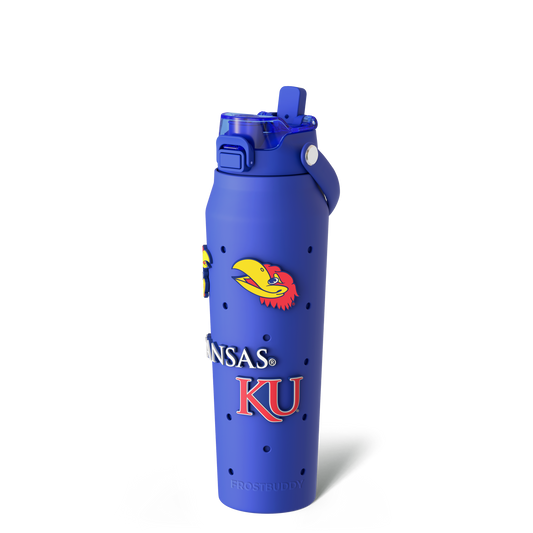 Bottle Buddy 32oz | Kansas Jayhawks | Skin + Budz Bundle image 1