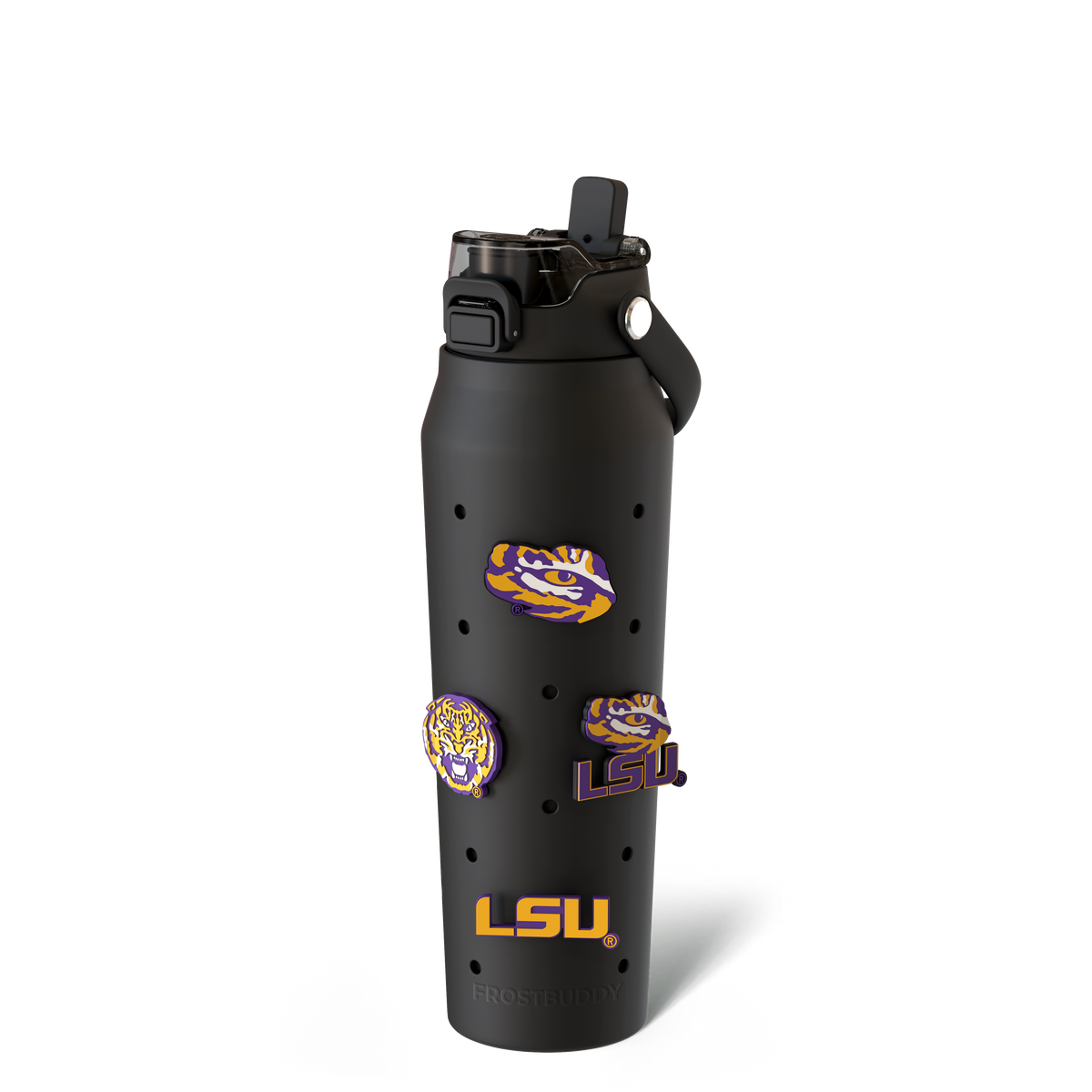 Bottle Buddy 32oz | LSU Tigers | Skin + Budz Bundle image 1