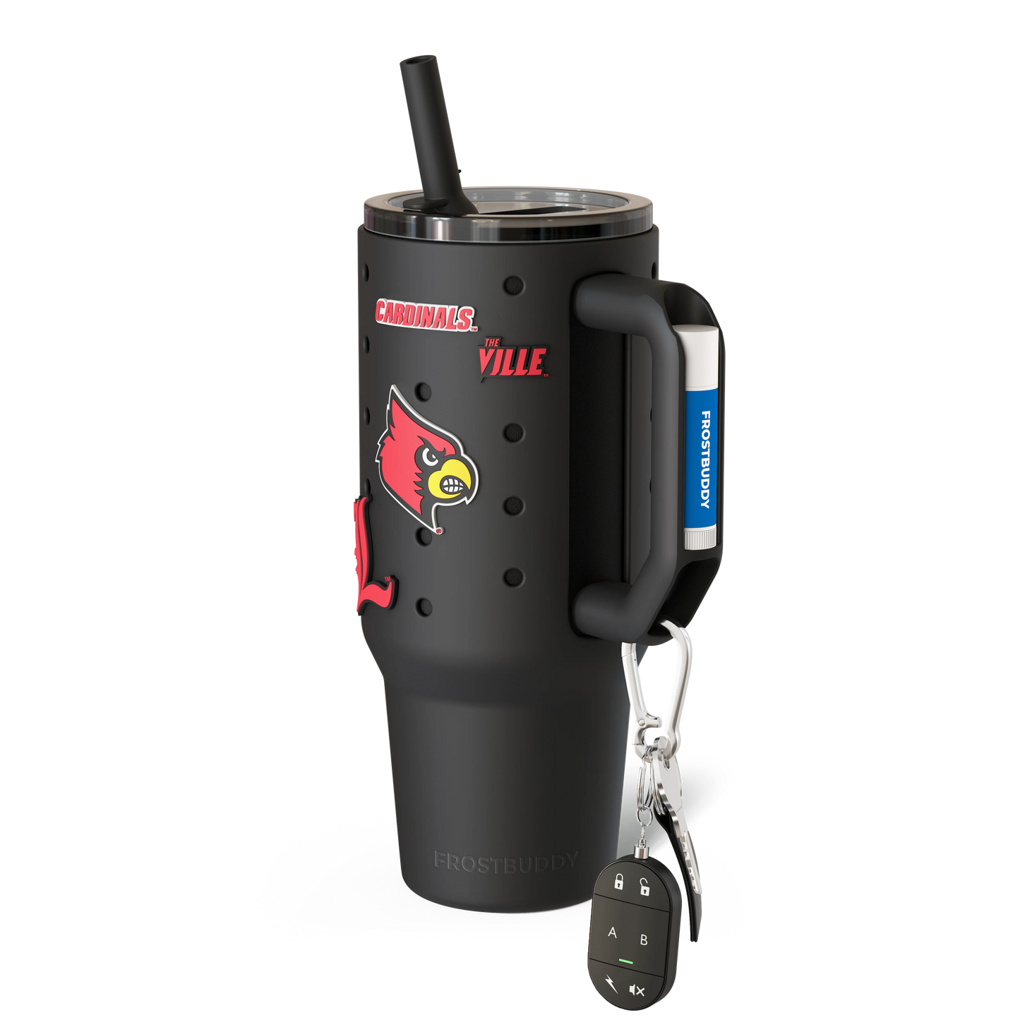 Thicc Buddy 40oz | Louisville Cardinals | Skin + Budz Bundle image 1