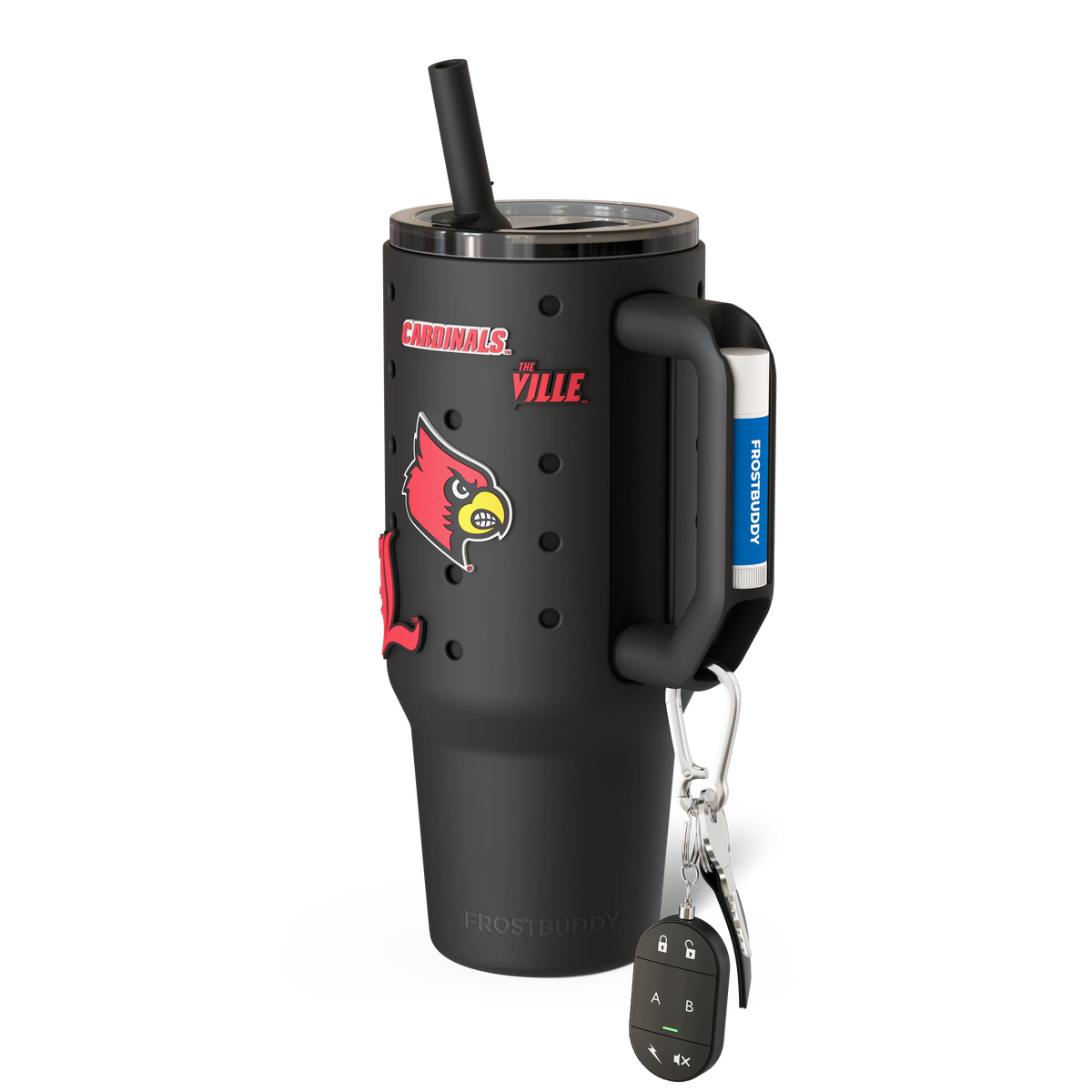 Thicc Buddy 40oz | Louisville Cardinals | Skin + Budz Bundle image 1