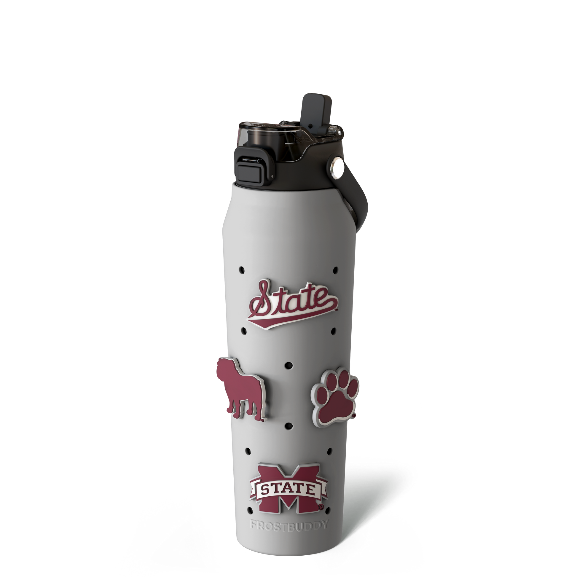 Bottle Buddy 32oz | Mississippi State Bulldogs | Skin + Budz Bundle image 1