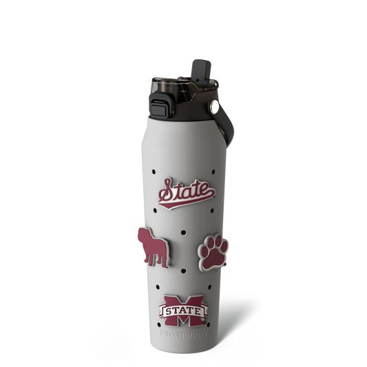 Bottle Buddy 32oz | Mississippi State Bulldogs | Skin + Budz Bundle image 1