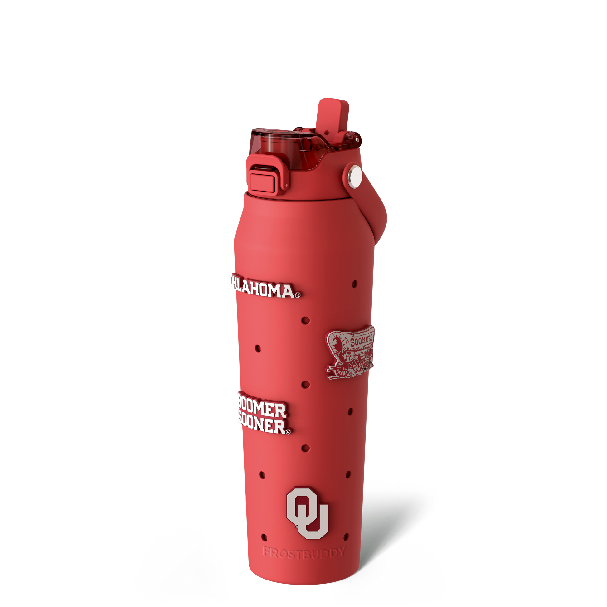 Bottle Buddy 32oz | Oklahoma Sooners | Skin + Budz Bundle image 1