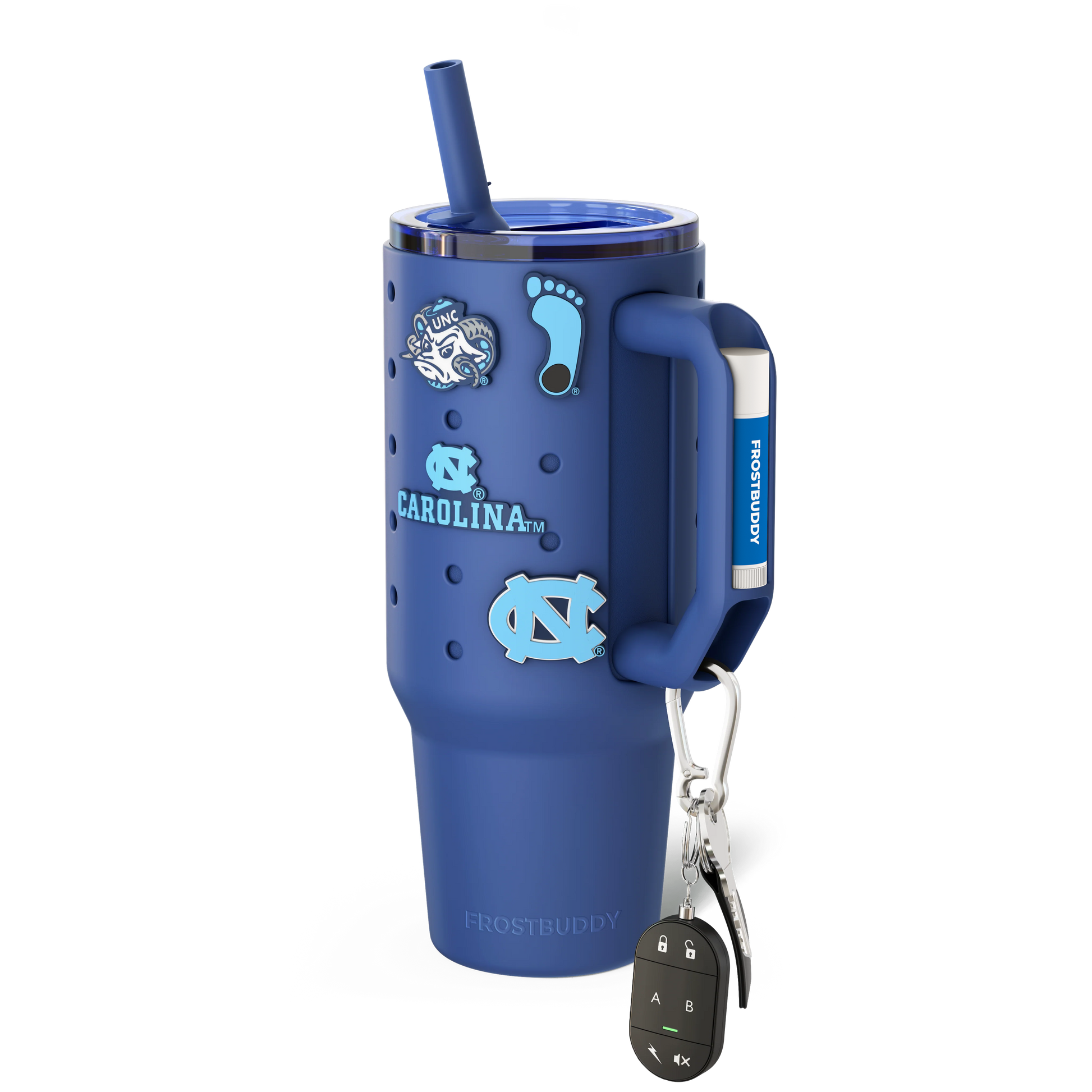 Thicc Buddy 40oz | UNC Tarheels | Skin + Budz Bundle image 1