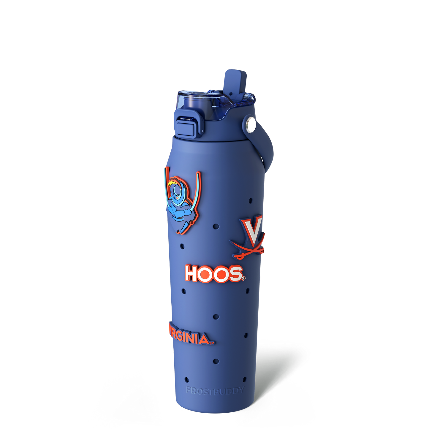 Bottle Buddy 32oz | Virginia Cavaliers | Skin + Budz Bundle image 1