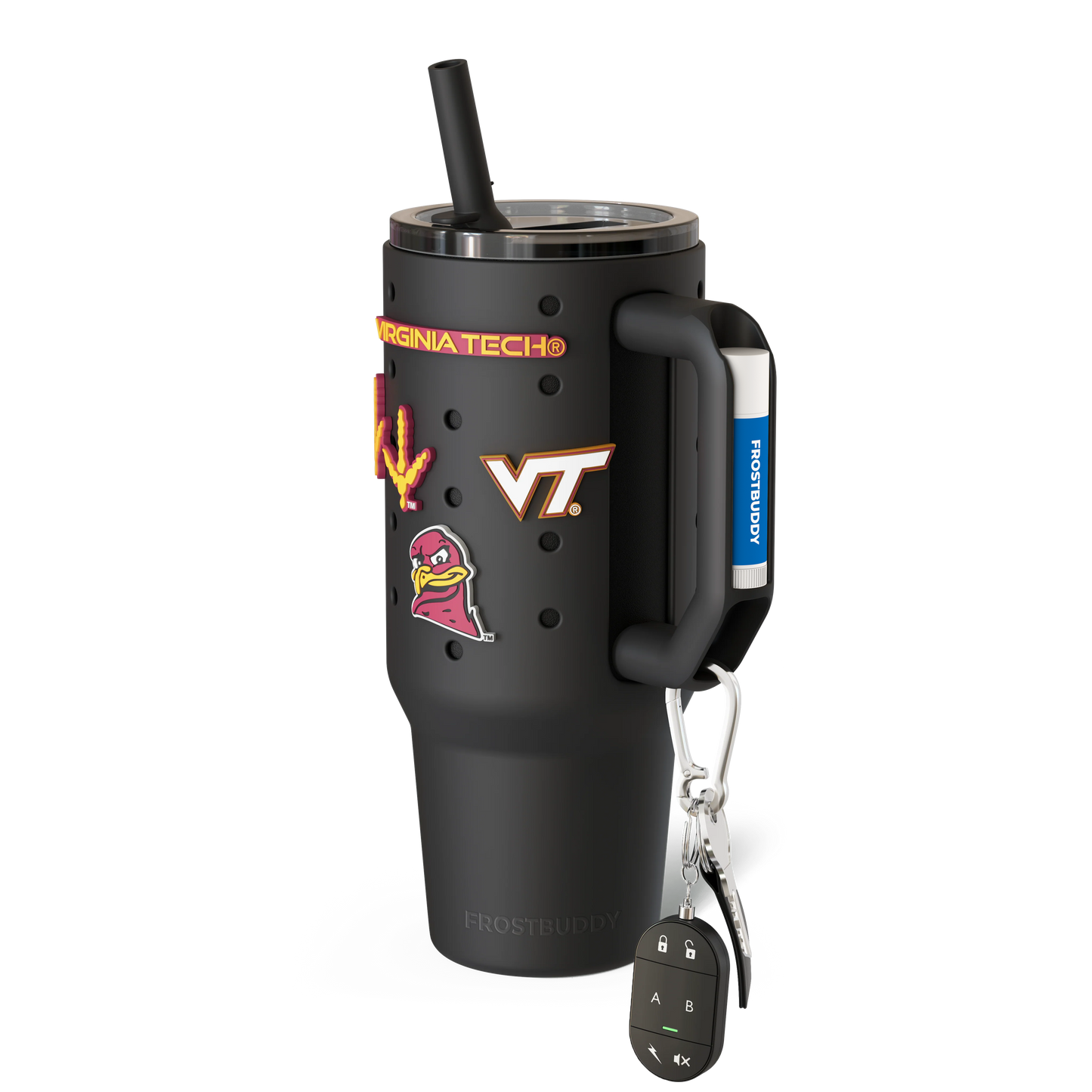 Thicc Buddy 40oz | Virginia Tech Hokies | Skin + Budz Bundle image 1