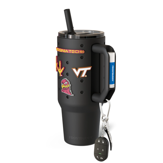 Thicc Buddy 40oz | Virginia Tech Hokies | Skin + Budz Bundle image 1