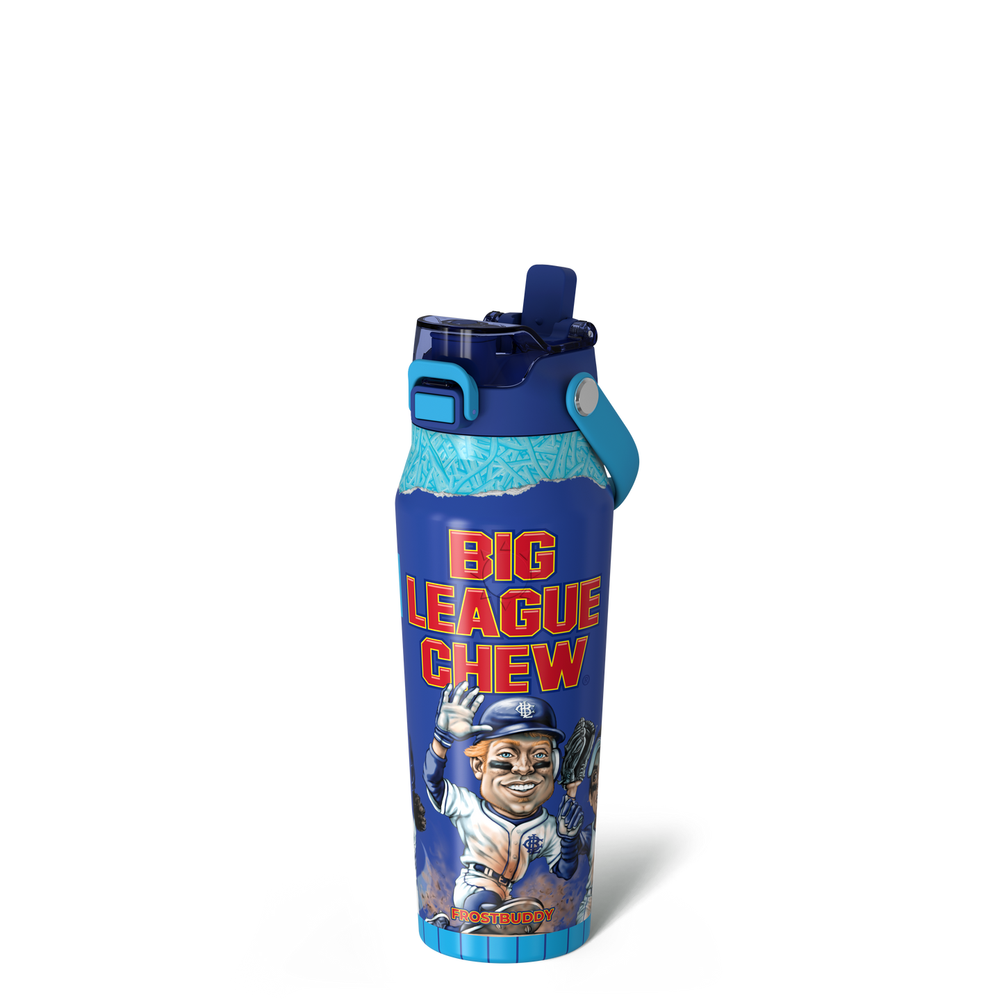 Bottle Buddy 24oz | Blue Raspberry Big League Chew image 1