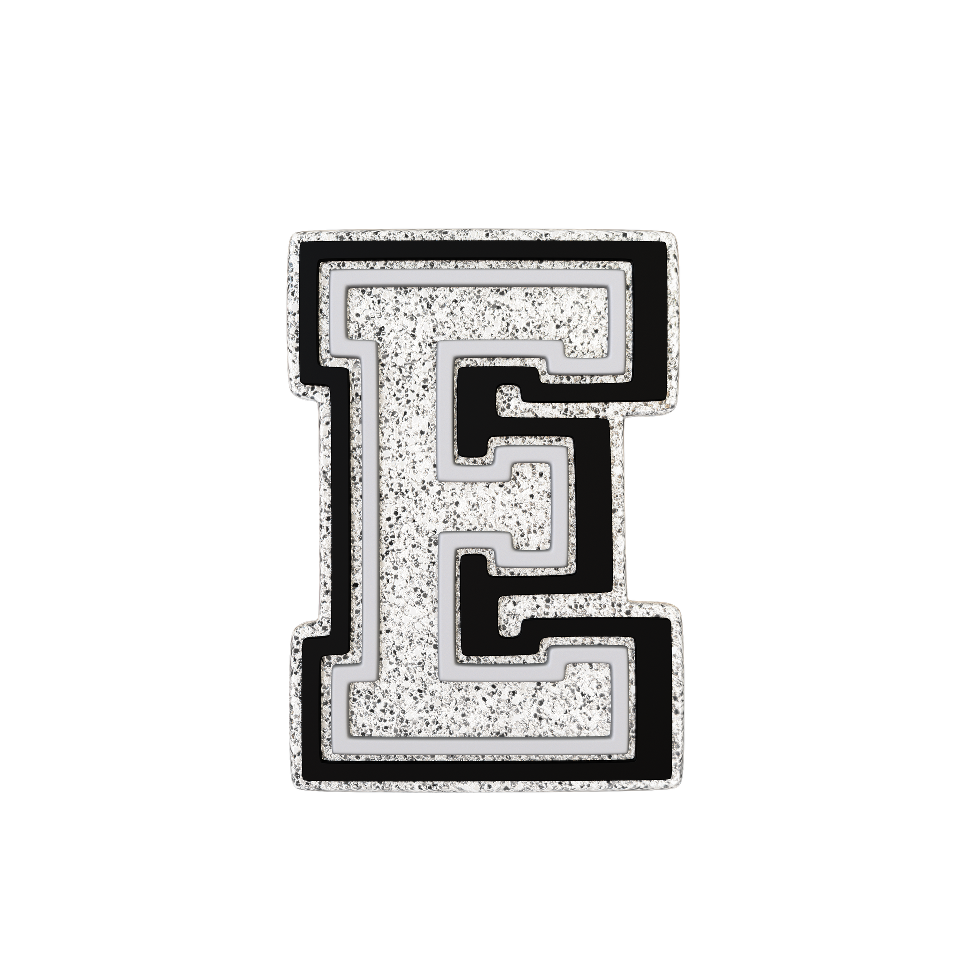 Budz | Silver Letter E image 1