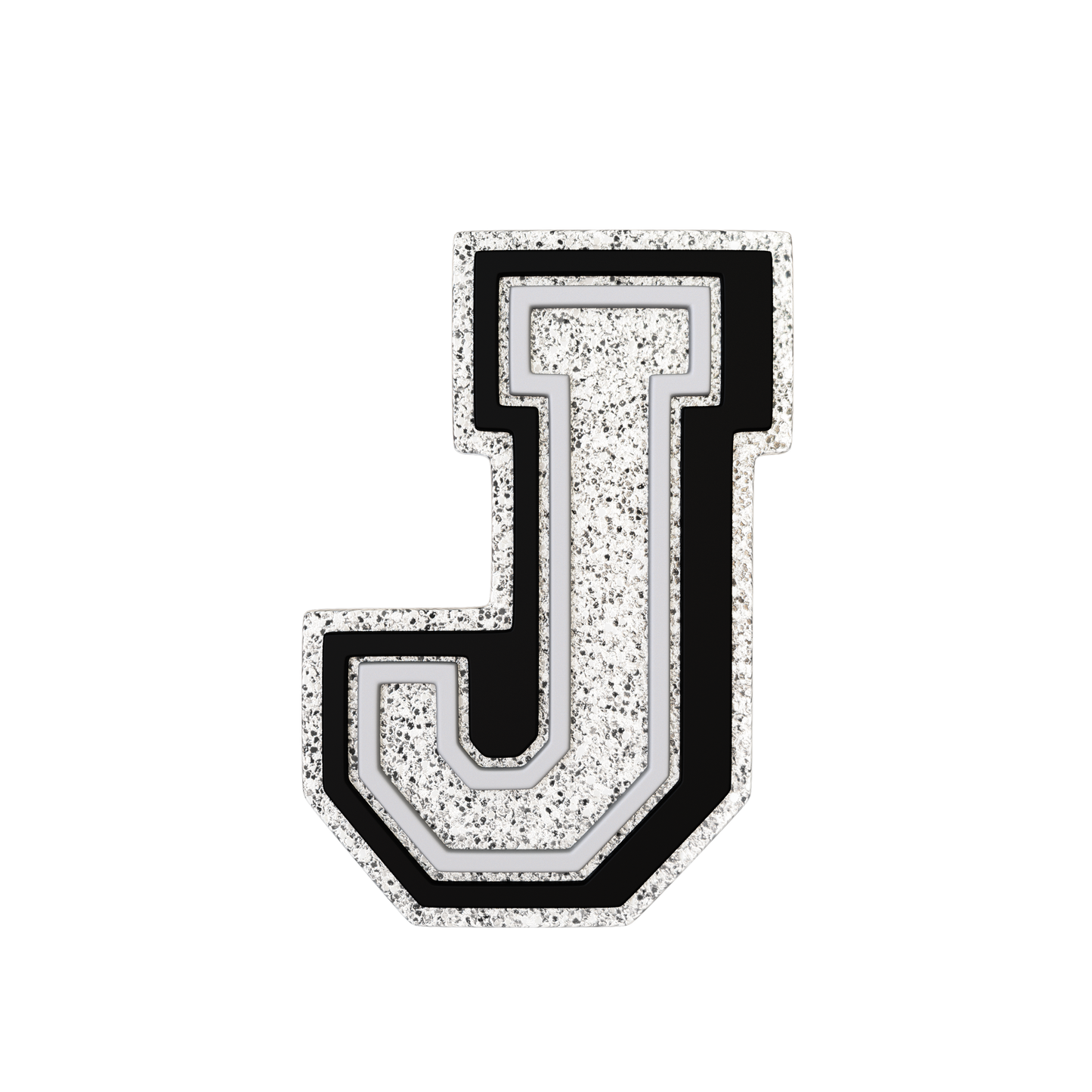 Budz | Silver Letter J image 1