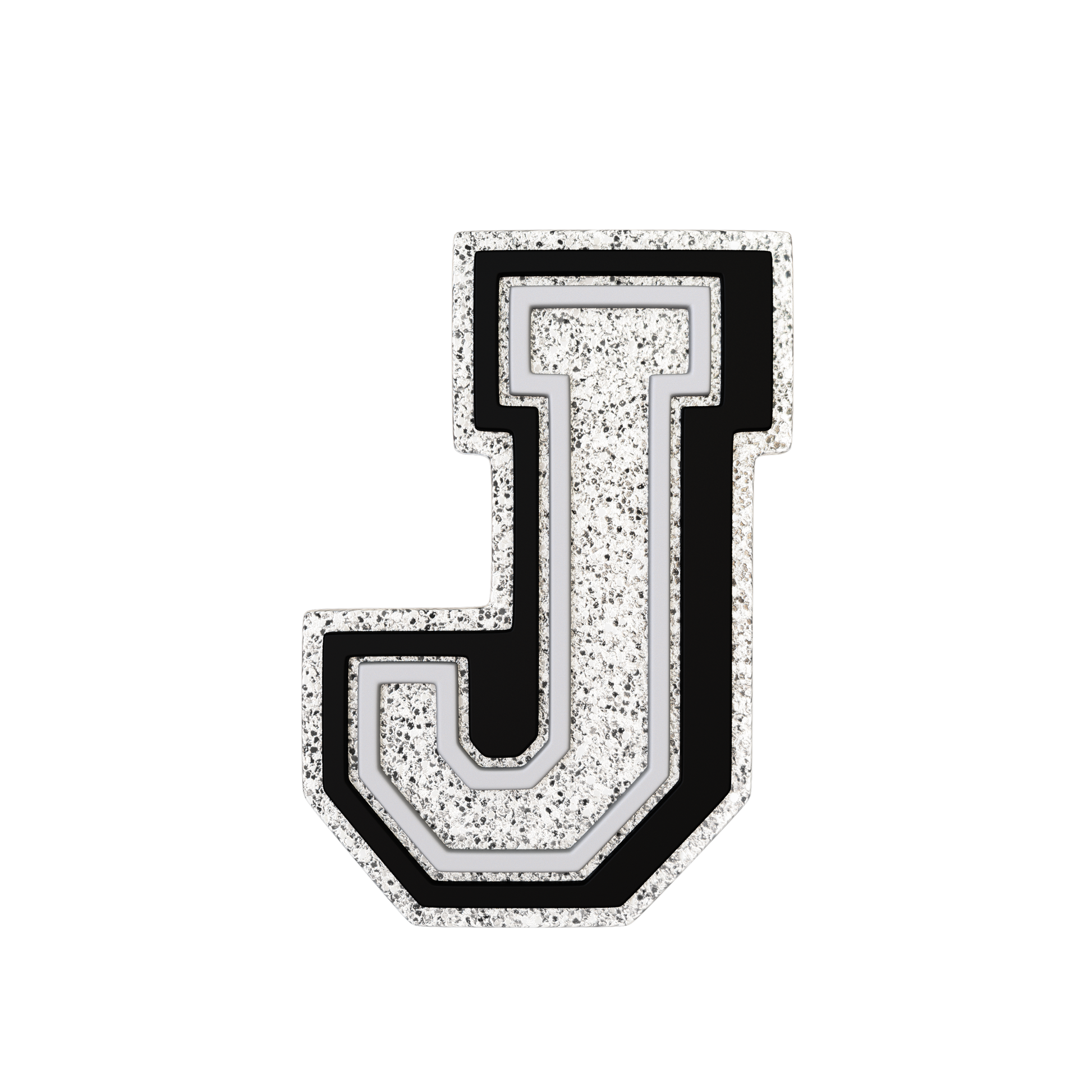 Budz | Silver Letter J image 1