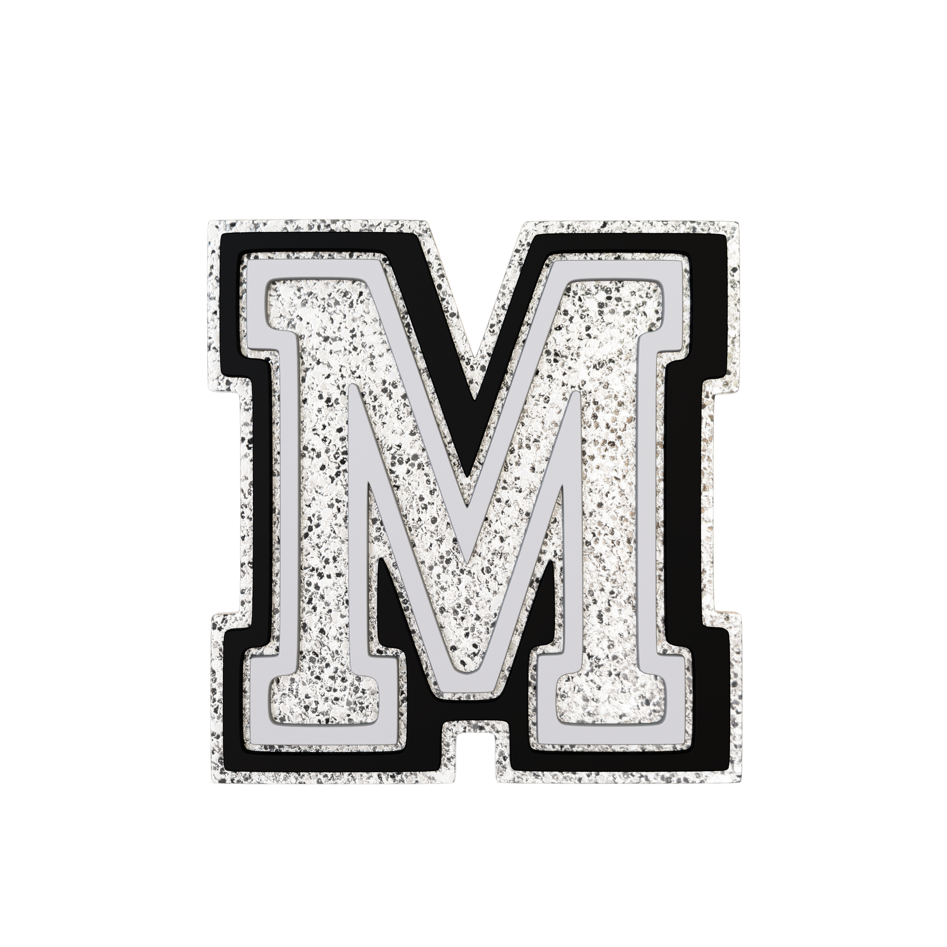 Budz | Silver Letter M image 1