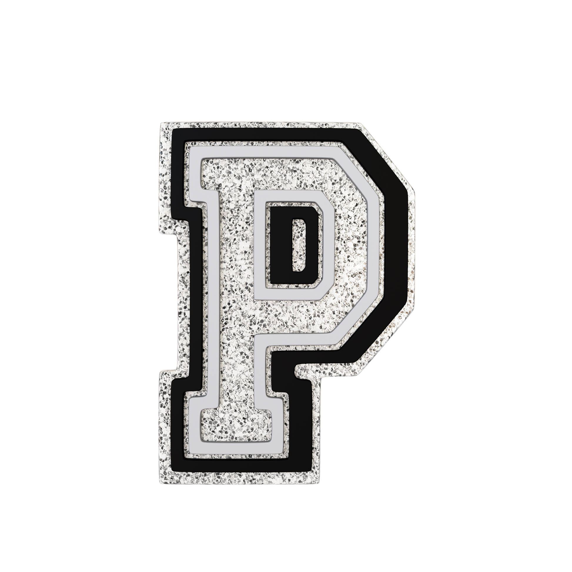 Budz | Silver Letter P image 1