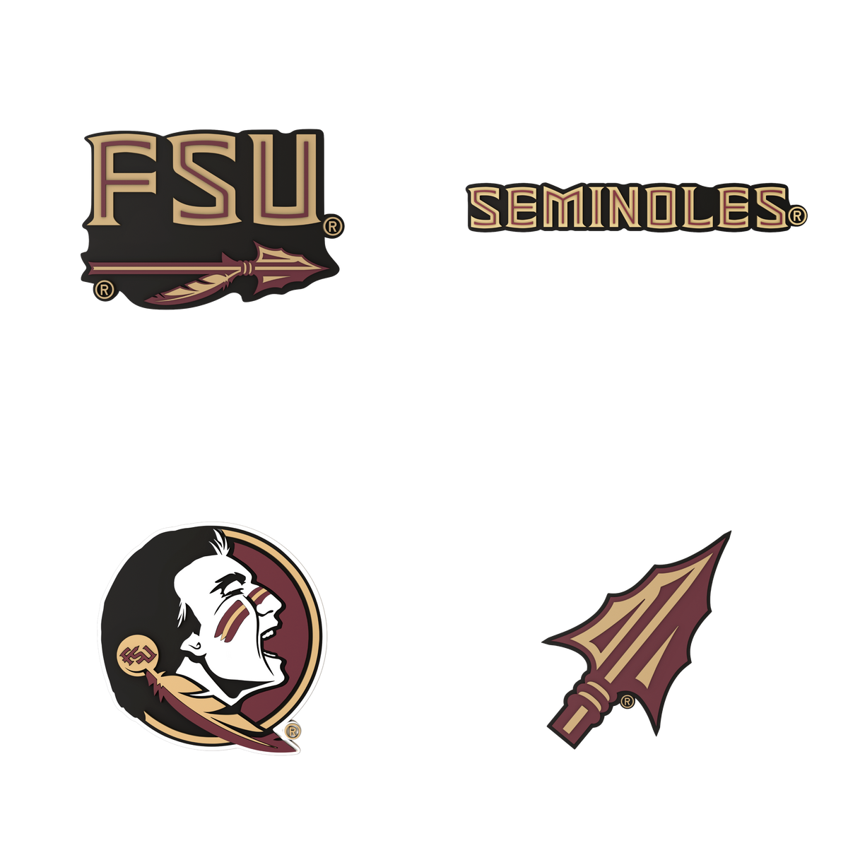 Budz | Florida State Seminoles | 4-Pack Bundle image 1