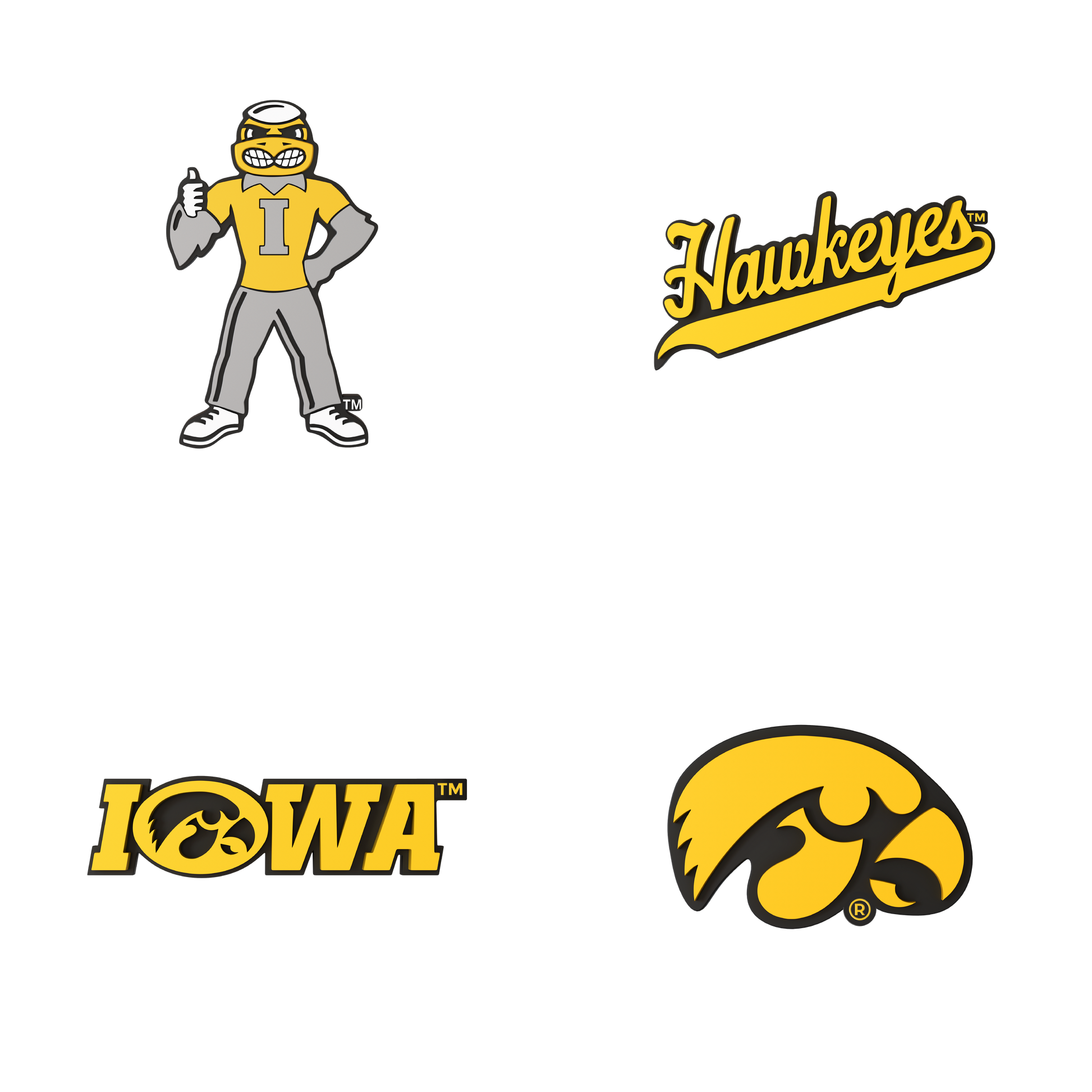 Budz | Iowa Hawkeyes | 4-Pack Bundle image 1