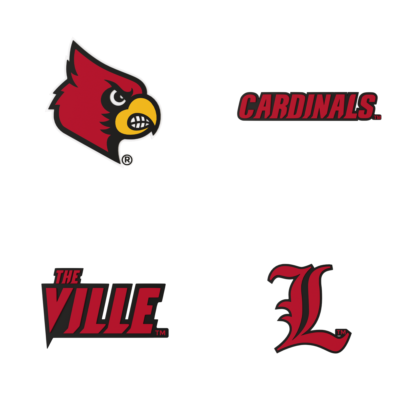 Budz | Louisville Cardinals | 4-Pack Bundle image 1