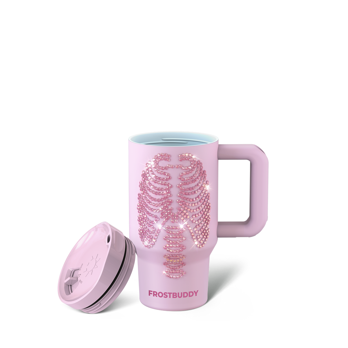 Mug Buddy 16oz | Pink Skeleton image 3