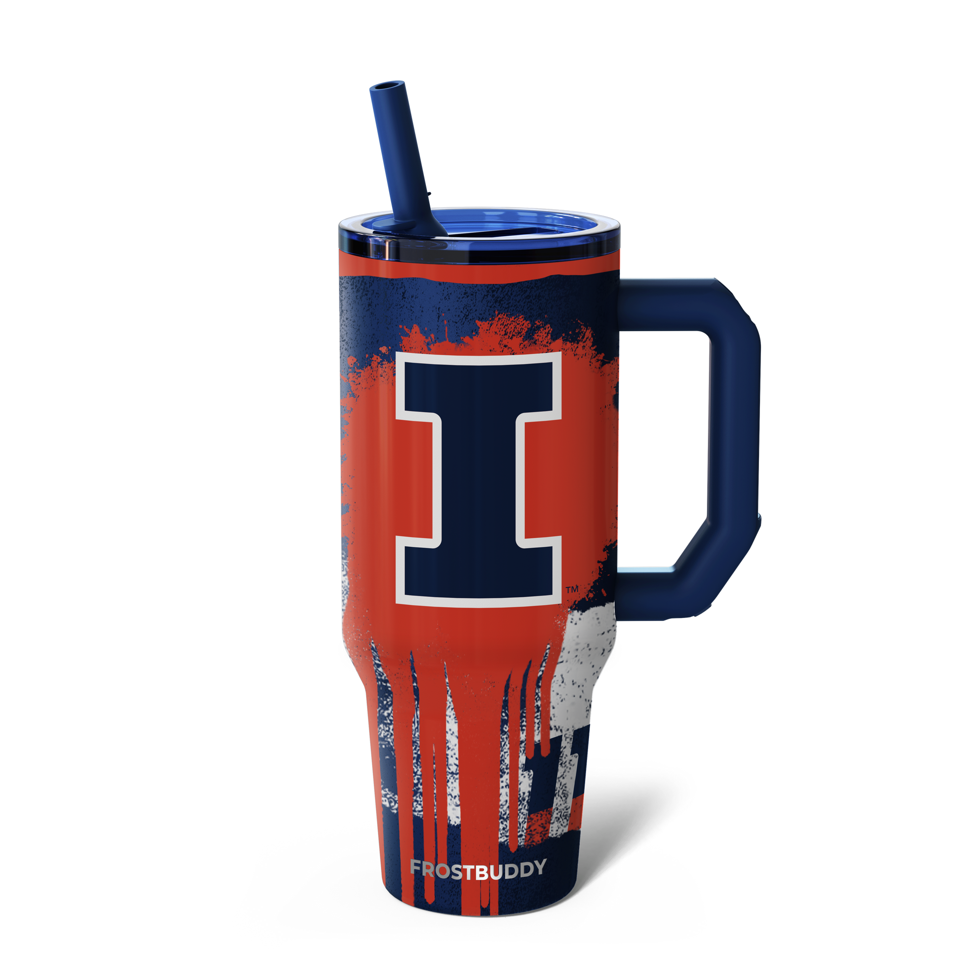 Thicc Buddy 40oz | Illinois Fighting Illini | Drip image 1
