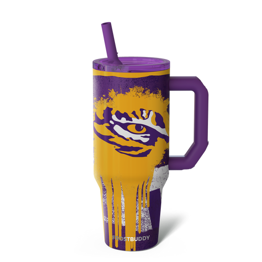 Thicc Buddy 40oz | LSU Tigers | Drip image 1
