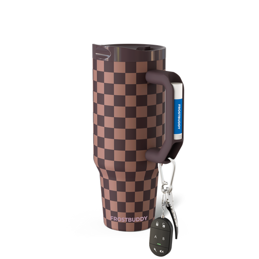 Thicc Buddy 40oz | Espresso Checkered image 1