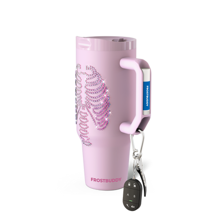 Thicc Buddy 40oz | Pink Skeleton image 2