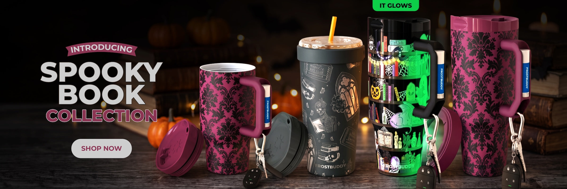 Spooky seasonal drinkware collection
